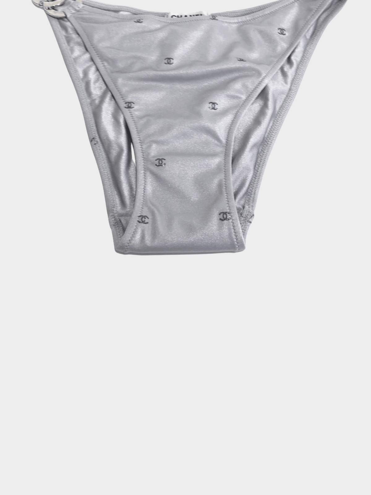 Chanel 2020s Silver CC Bikini Bottom