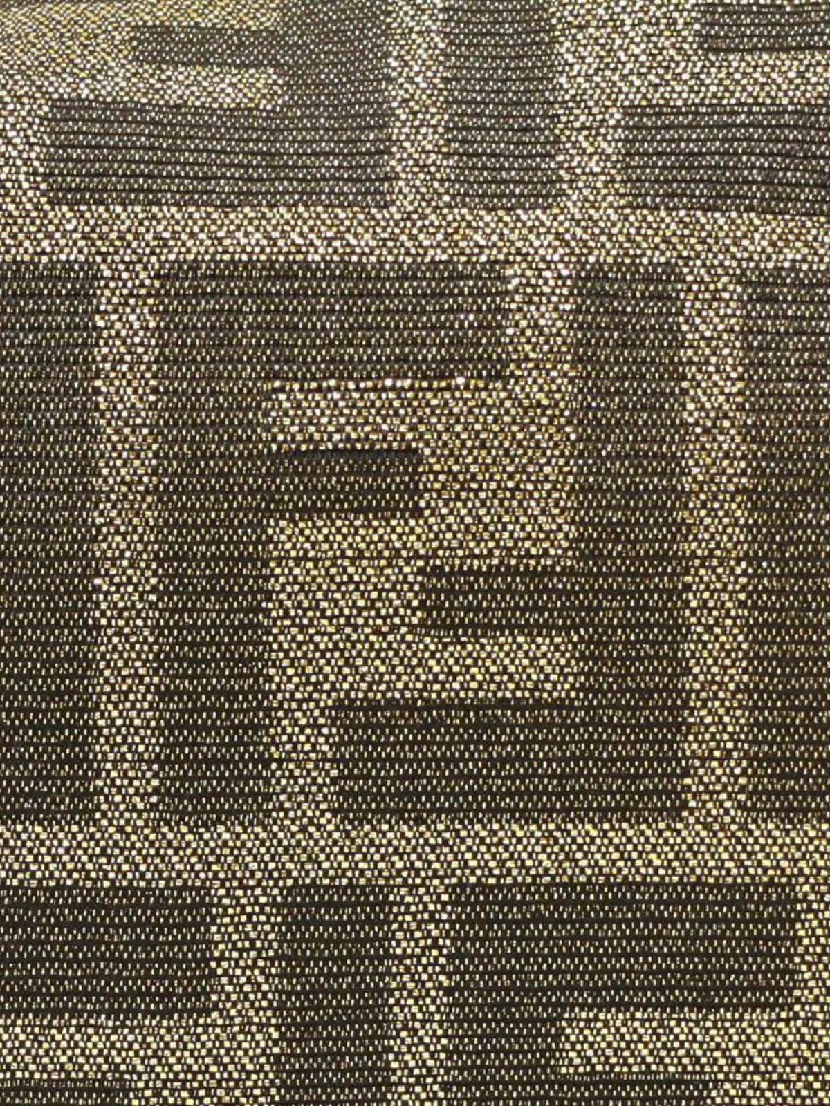 Fendi 2000s Gold Black Zucca Chain Shoulder Bag