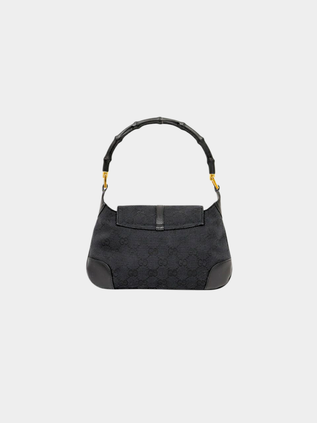 Gucci 2010s Black Bamboo Mini Handbag