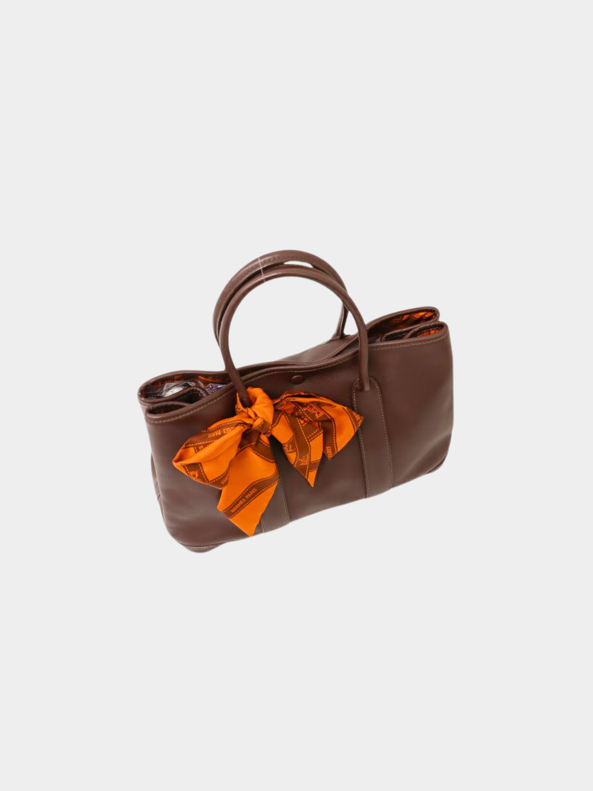 Hermès 2000s Havana Swift Leather Garden Party TPM