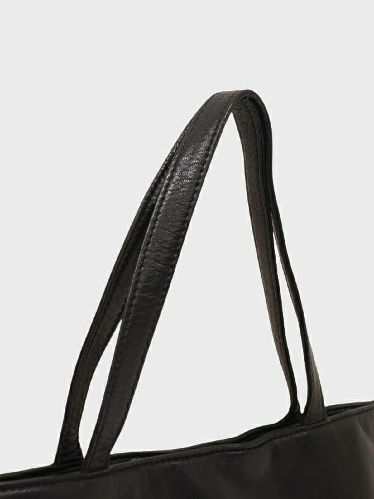 Loewe 2000s Black Nappa Leather Anagram Handbag