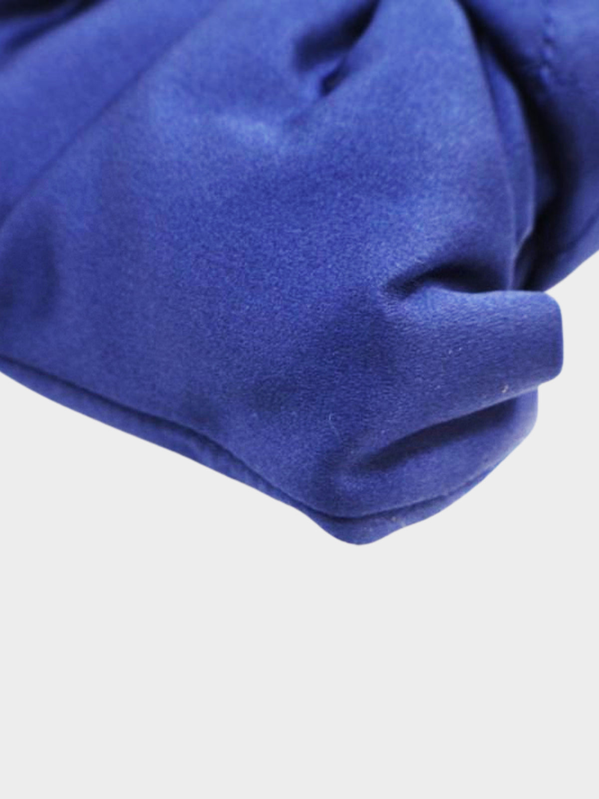 Chanel 2008-2009 Blue Satin Evening Bow Bag