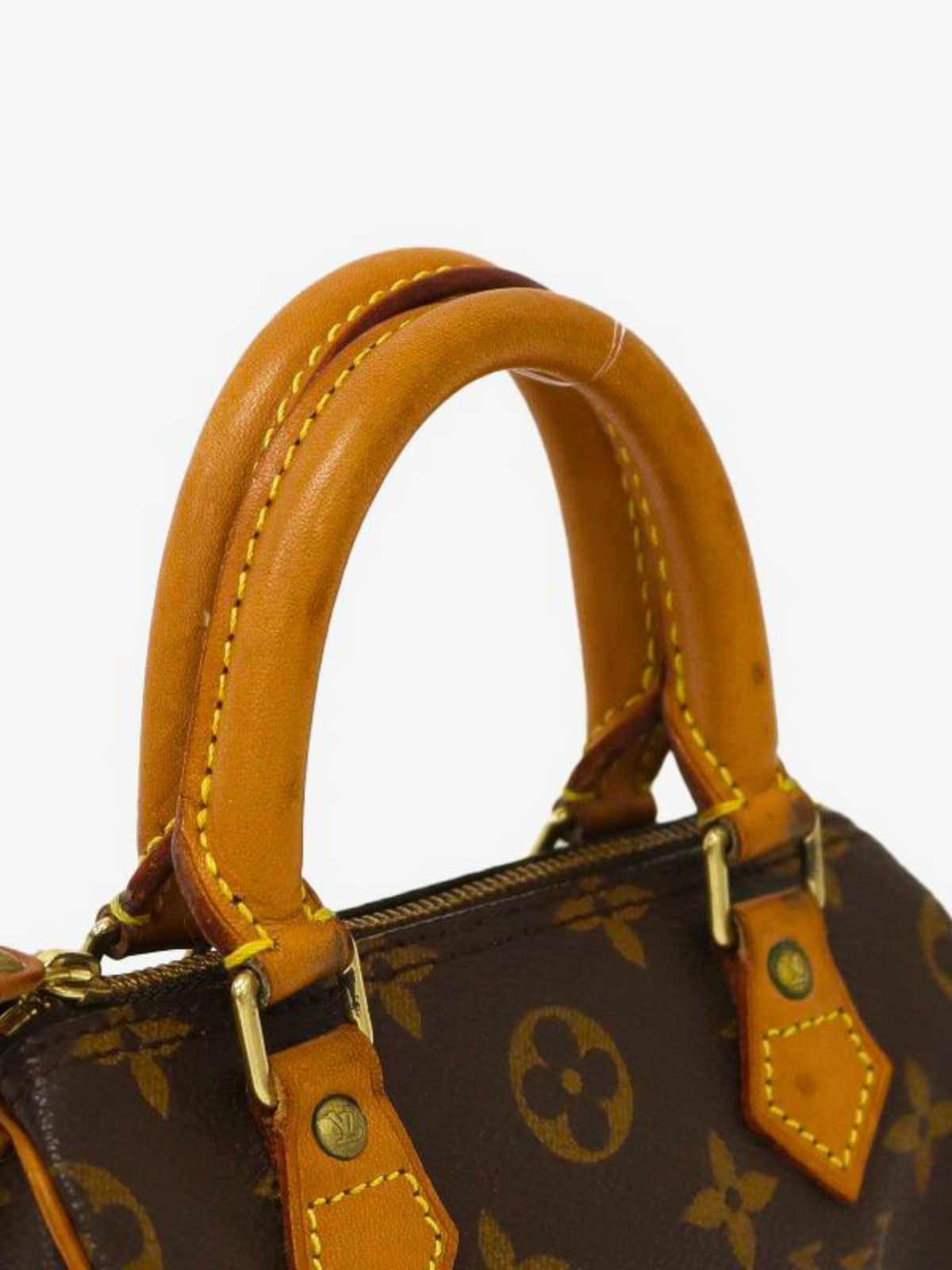 Louis Vuitton 2000s Brown Monogram PVC Mini Speedy Bag