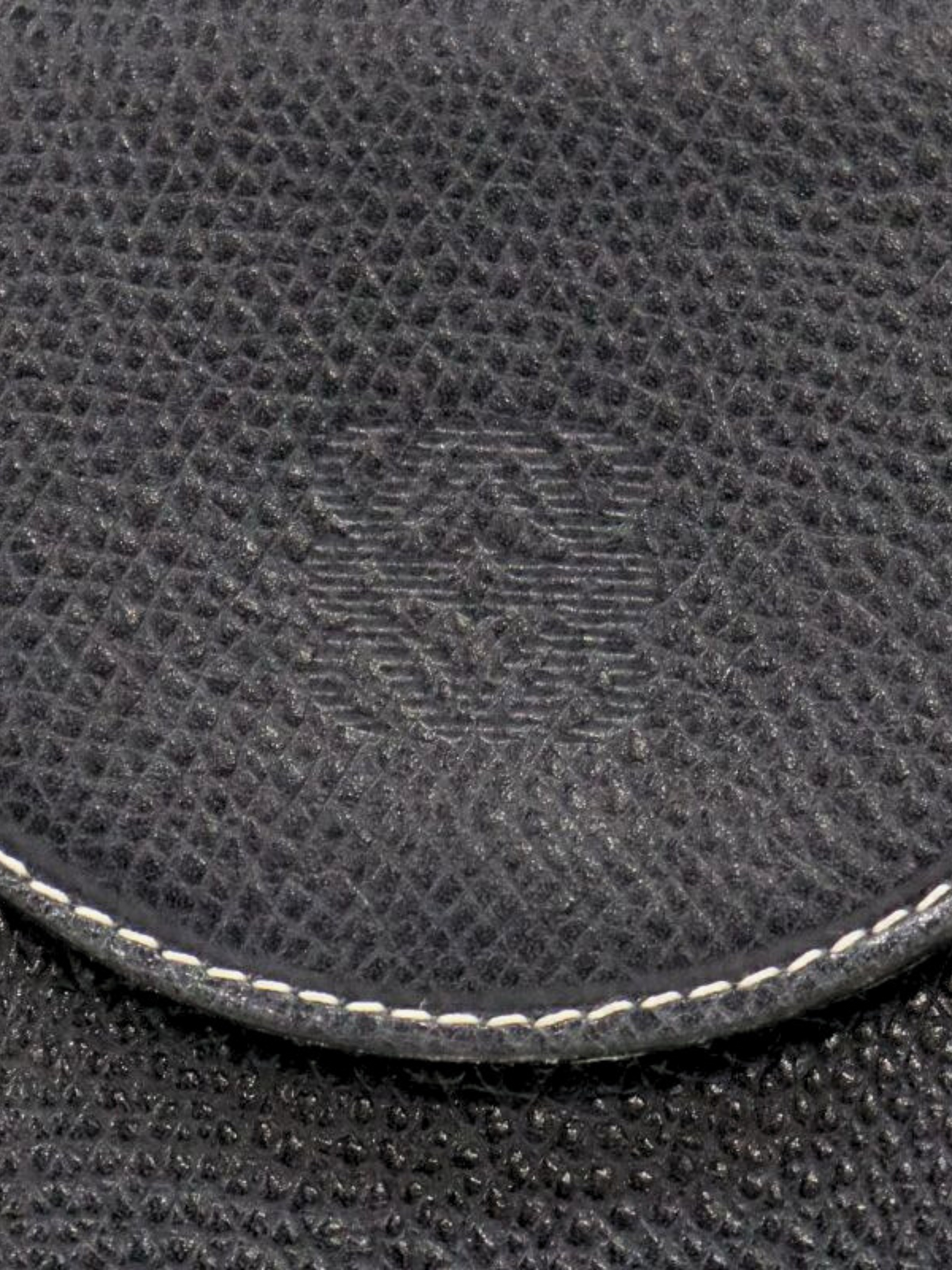 Loewe 2000s Navy Anagram Coin Case