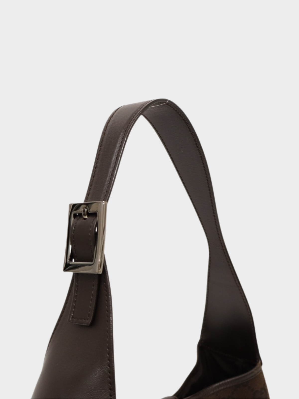 Gucci 2000s Brown GG Canvas Jackie Shoulder Bag