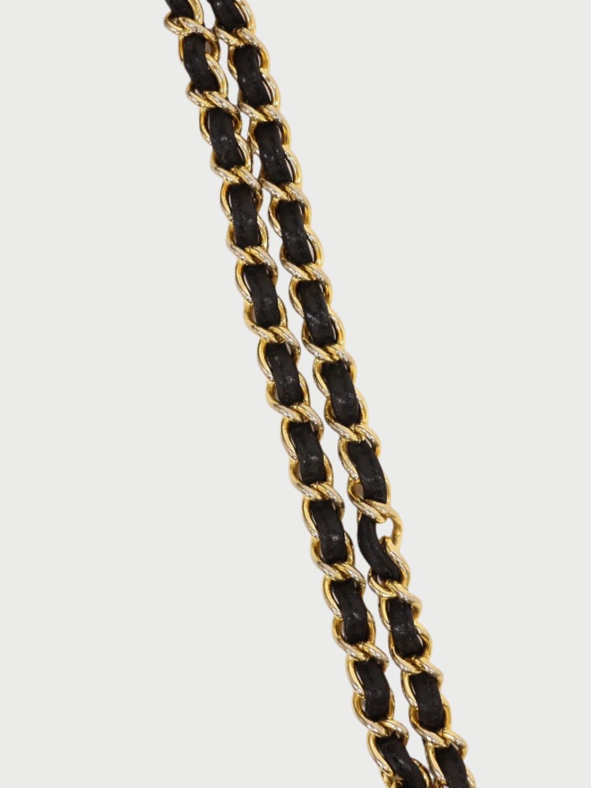 Chanel 1980s Black Lambskin Push Lock Chain Shoulder Bag