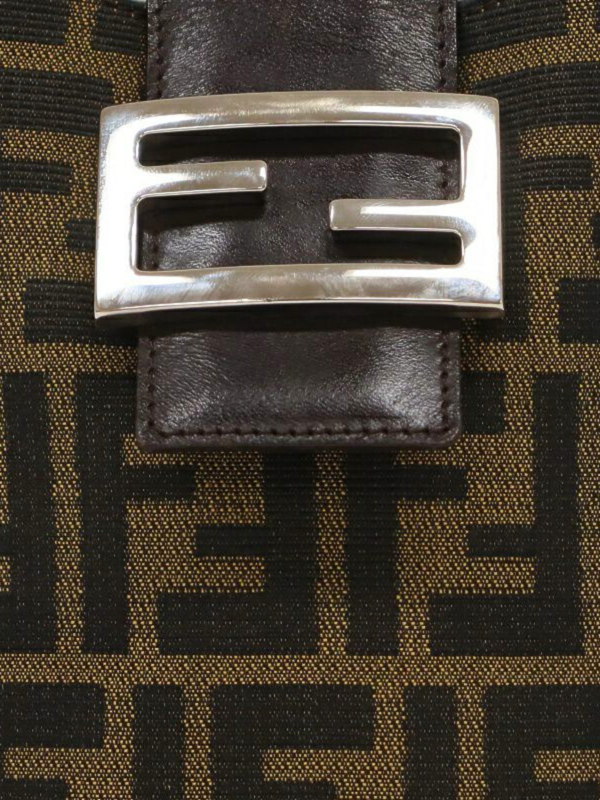 Fendi 2000s Brown Zucca Mini One-Shoulder Bag