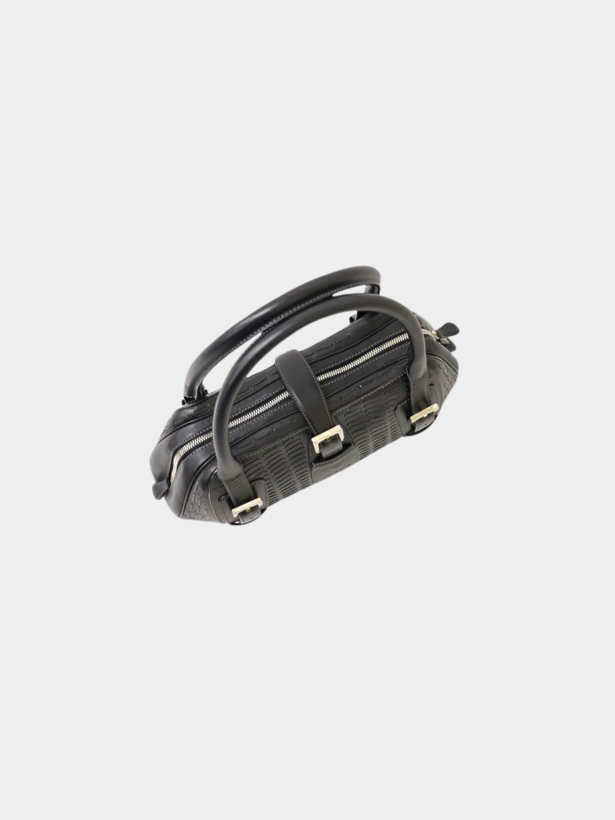 Loewe 2000s Black Leather Senda Bag