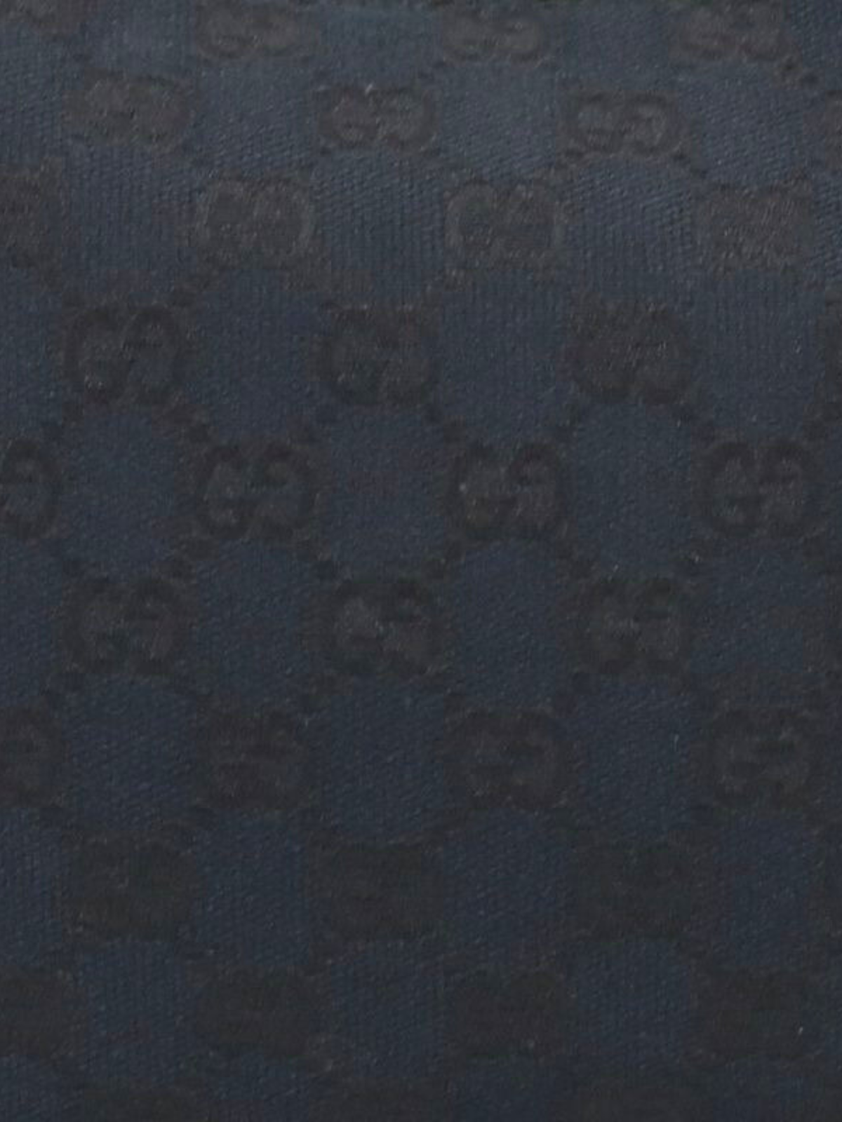 Gucci 2000s Black GG Canvas One-Shoulder Bag