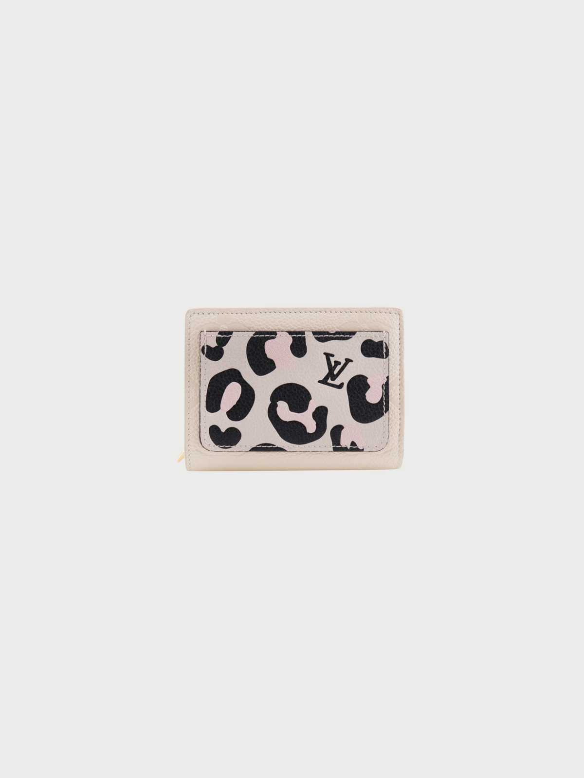 Louis Vuitton 2020s Off White Monogram Empreinte Portefeuille Cléa Wallet