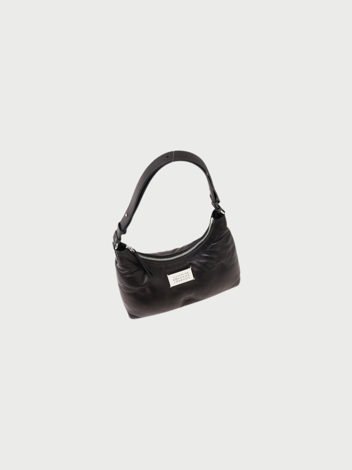 Maison Margiela SS 2018 Black Leather Glam Slam Shoulder Bag