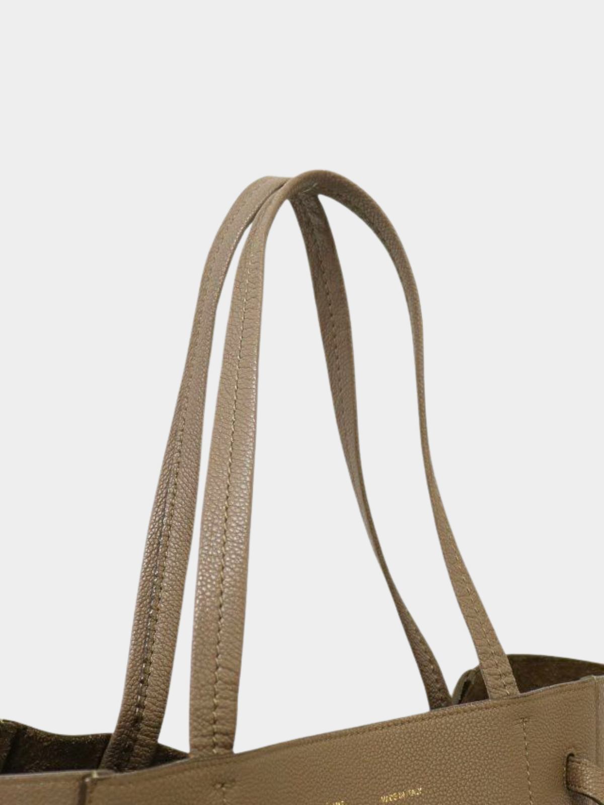 Celine 2010s Graige Leather Cabas Phantom Tote Bag