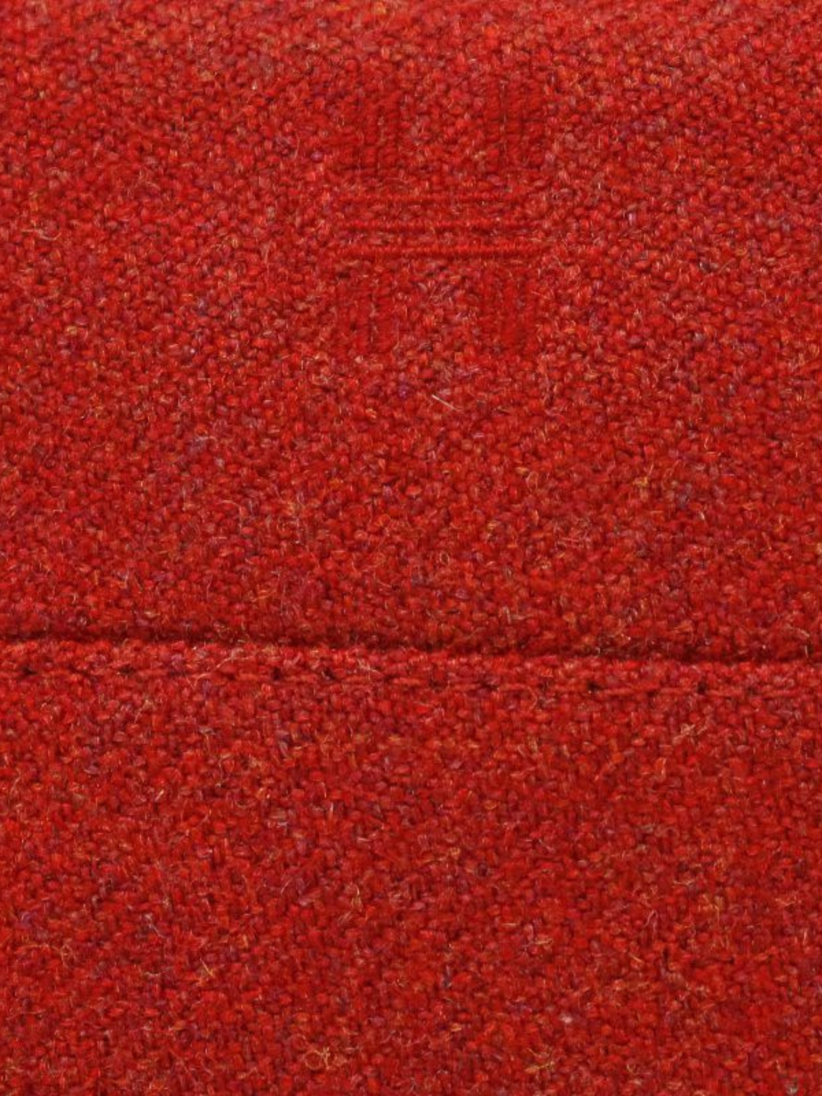 Hermès 2000s Red Canvas Bolide Pouch Mini