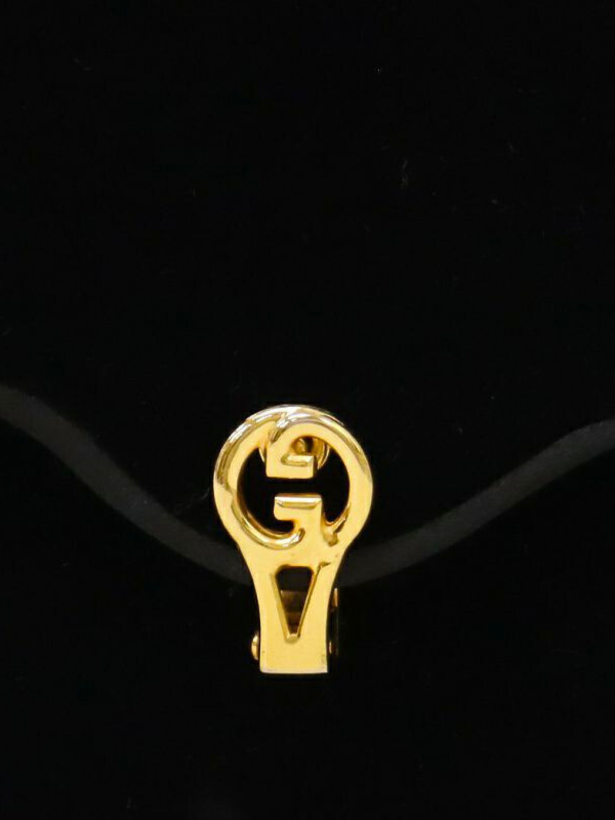 Gucci 2000s Black Velour and Satin Chain Shoulder Bag