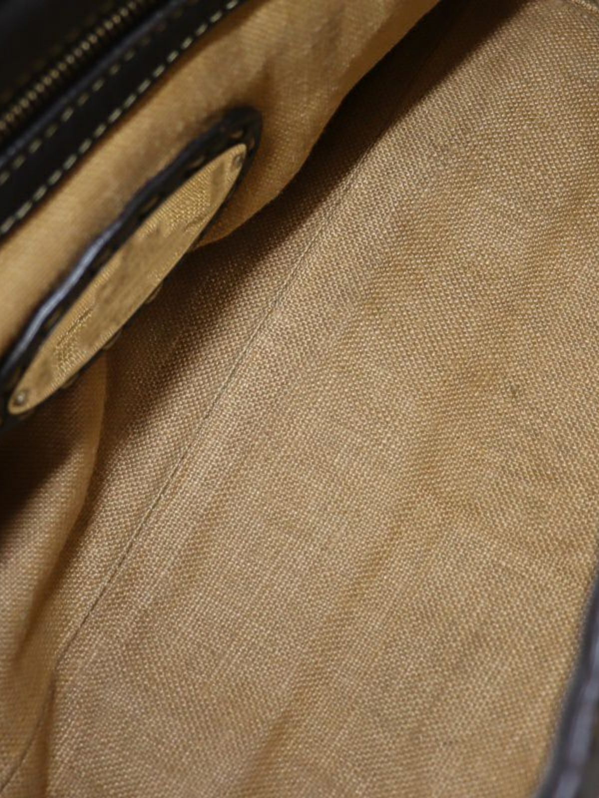 Fendi 2000s Brown Leather Mini Linda Handbag