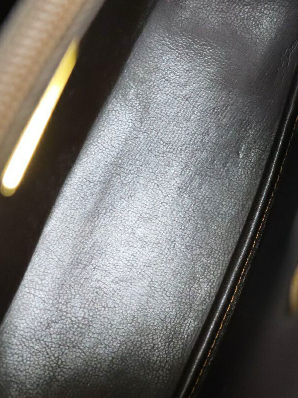 Christian Dior 2000s Brown CD Oval Leather Shoulder Bag