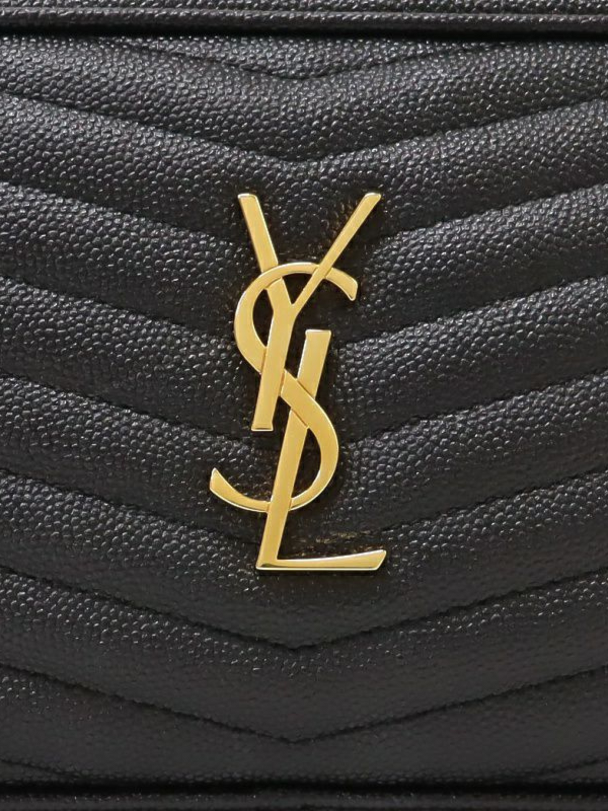 Yves Saint Laurent 2000s Black Leather Lou Mini Bag