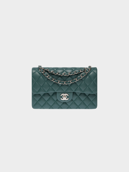 Chanel 2018 Dark Turquoise Classic Flap Bag