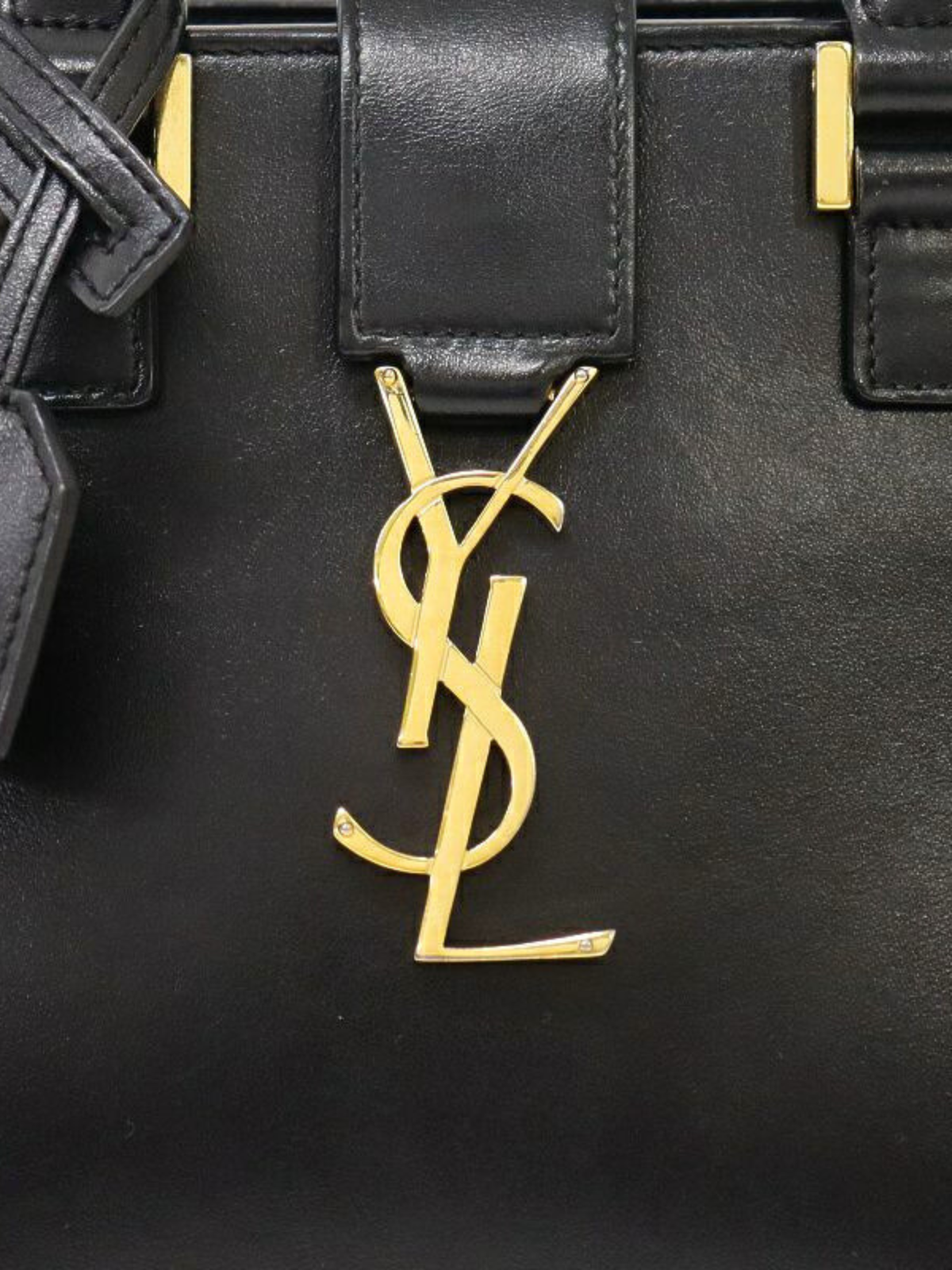 Yves Saint Laurent 2010s Black Baby Cabas Bag