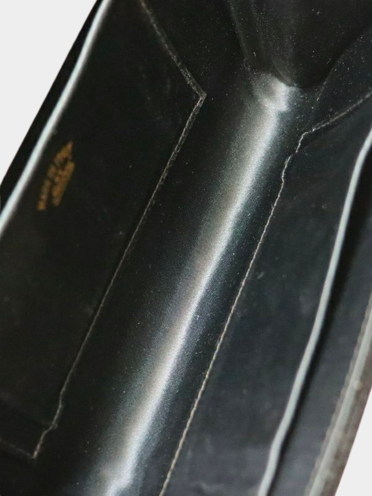 Gucci 2000s Black Velour and Satin Chain Shoulder Bag