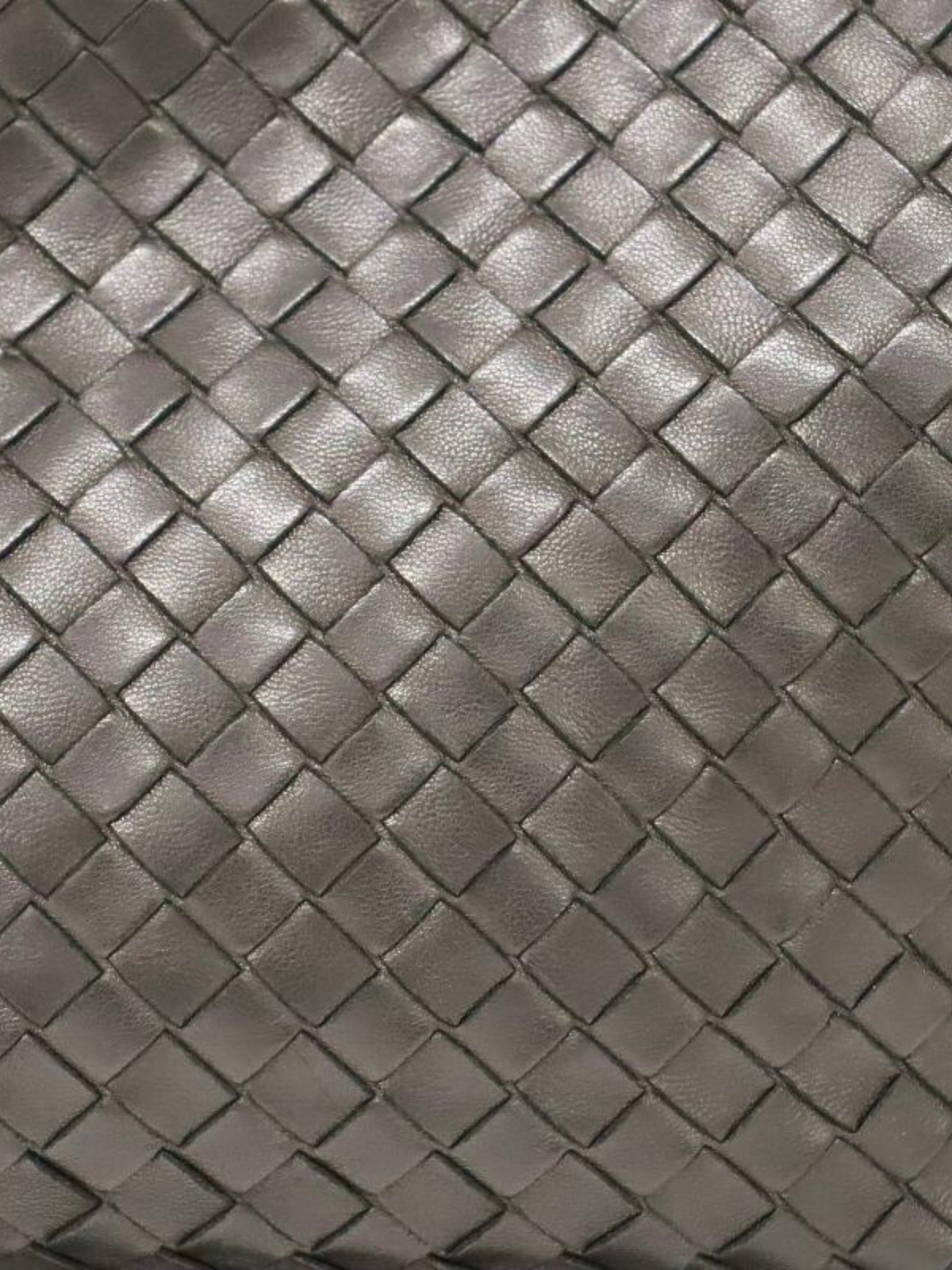 Bottega Veneta 2000s Black Intrecciato Leather One-Shoulder Bag