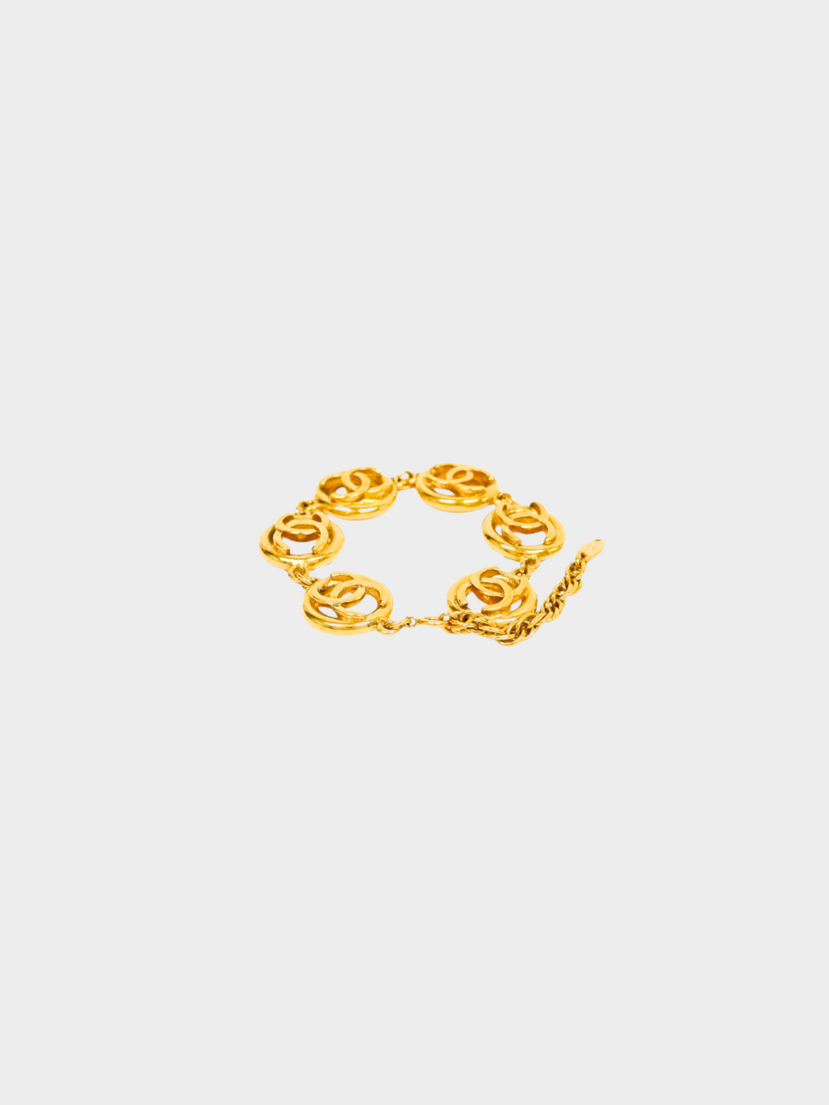 Chanel 2000s Gold Coco Motif Bracelet