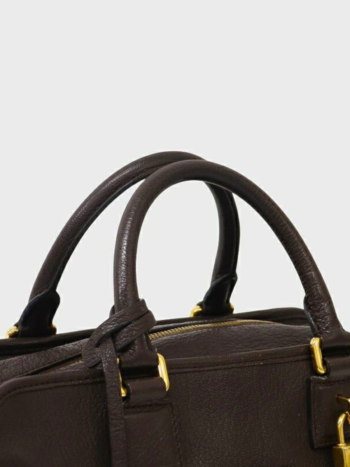 Loewe 2000s Brown Leather Amazona 28 Bag