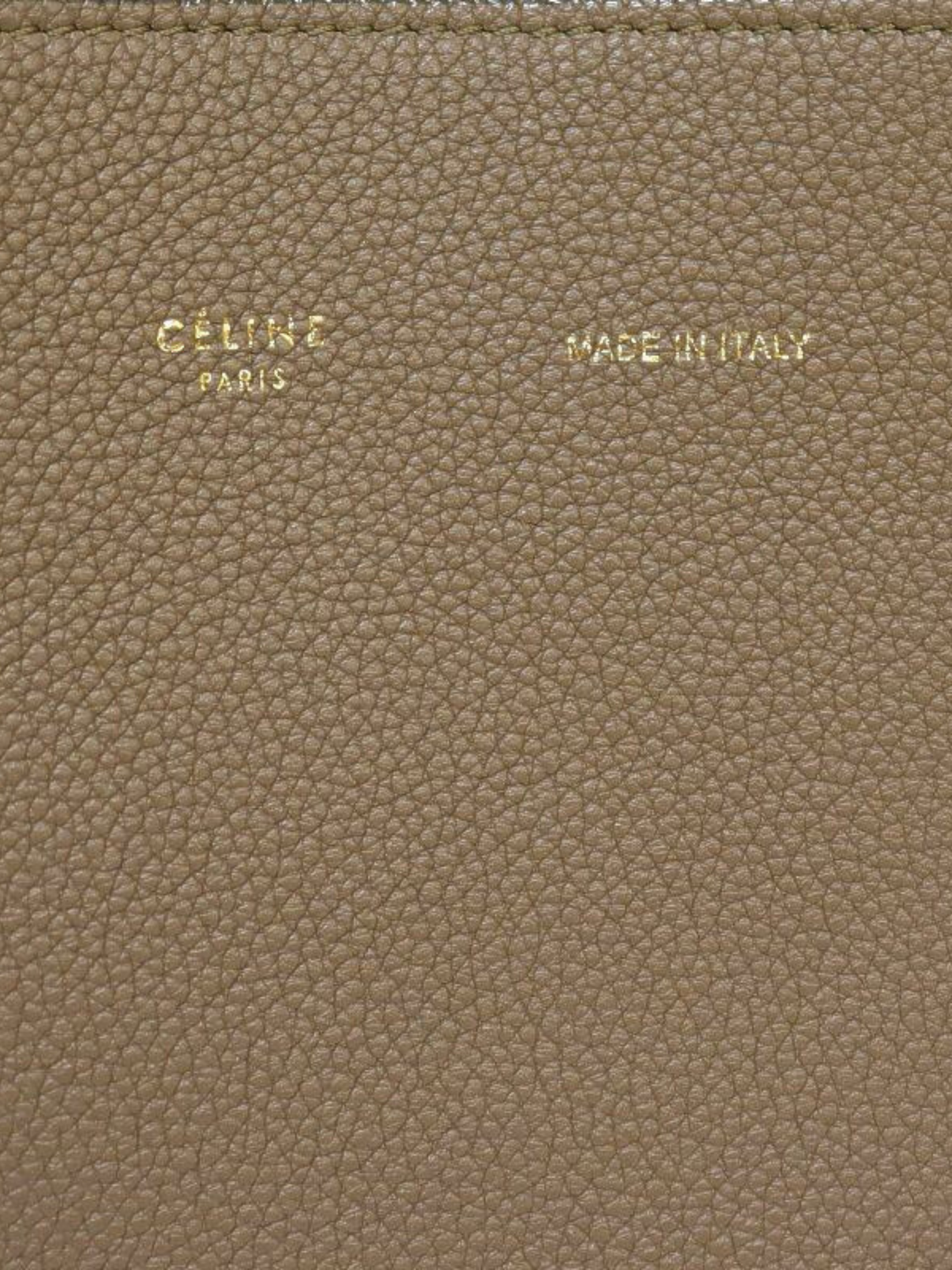 Celine 2010s Graige Leather Cabas Phantom Tote Bag