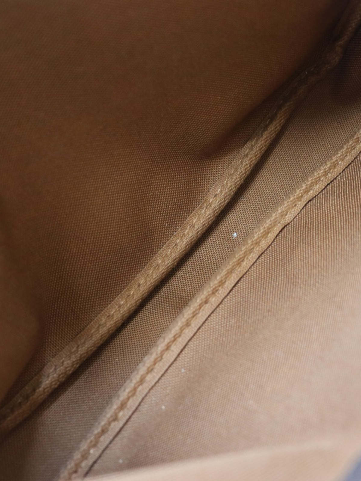 Louis Vuitton 2000 Brown Monogram Leather PVC Pochette Accessoires