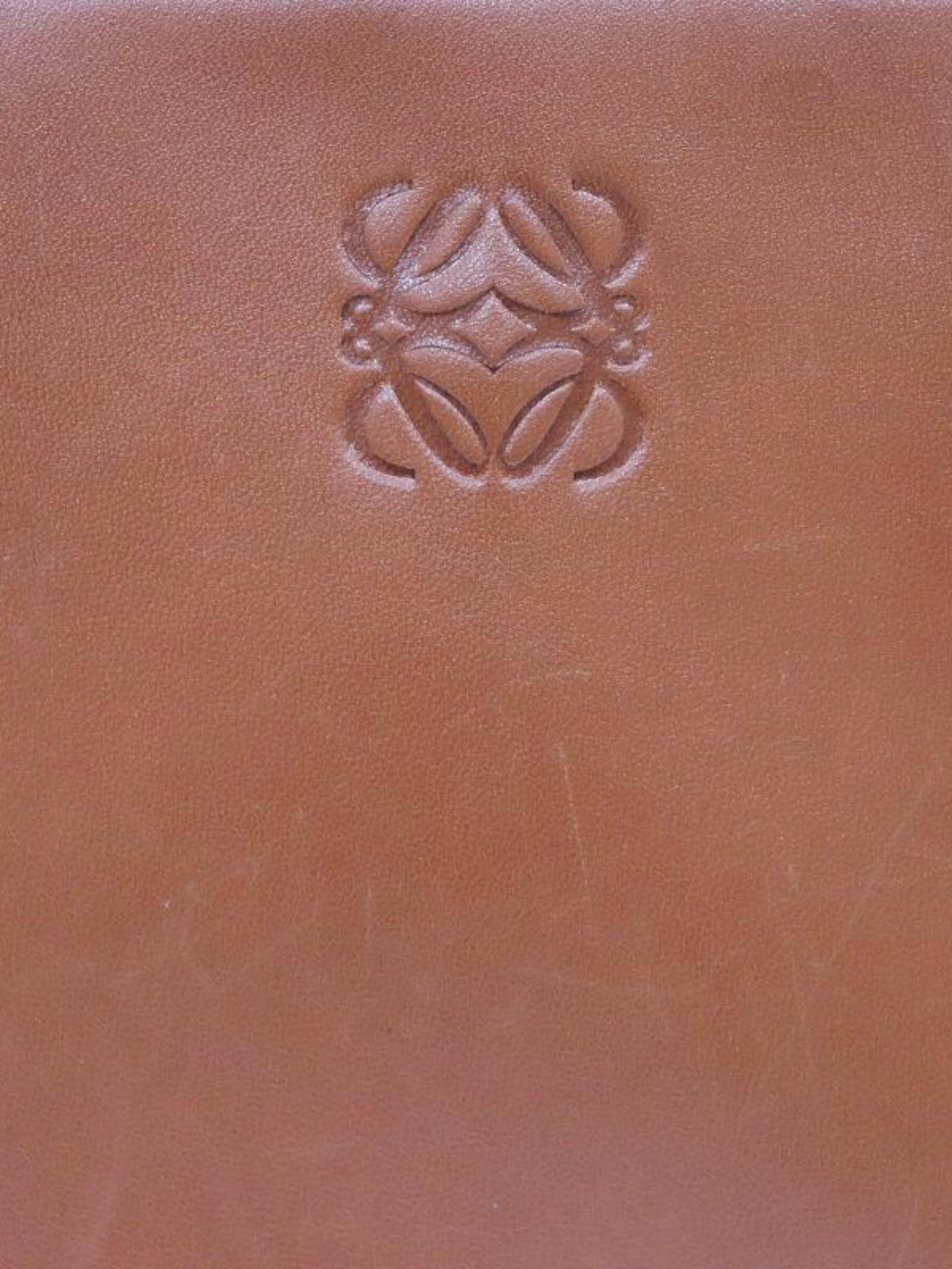 Loewe 2000s Brown Leather Anagram Handbag