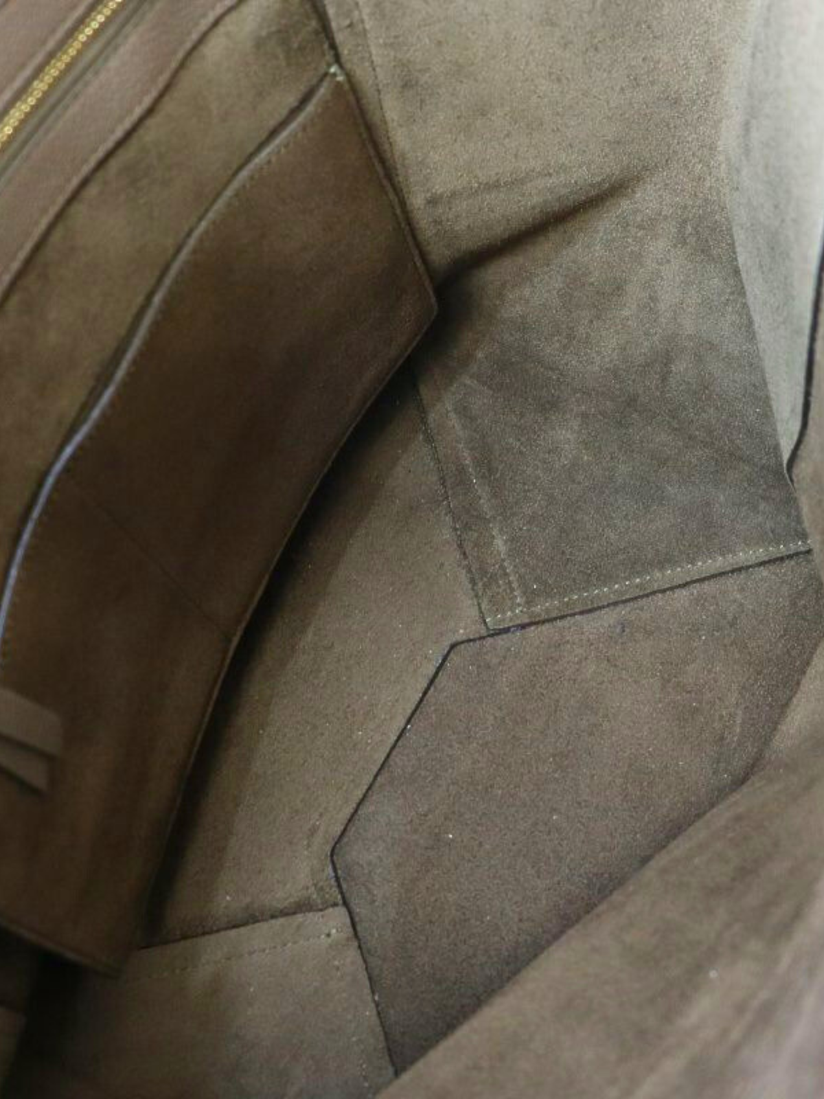 Celine 2010s Graige Leather Cabas Phantom Tote Bag