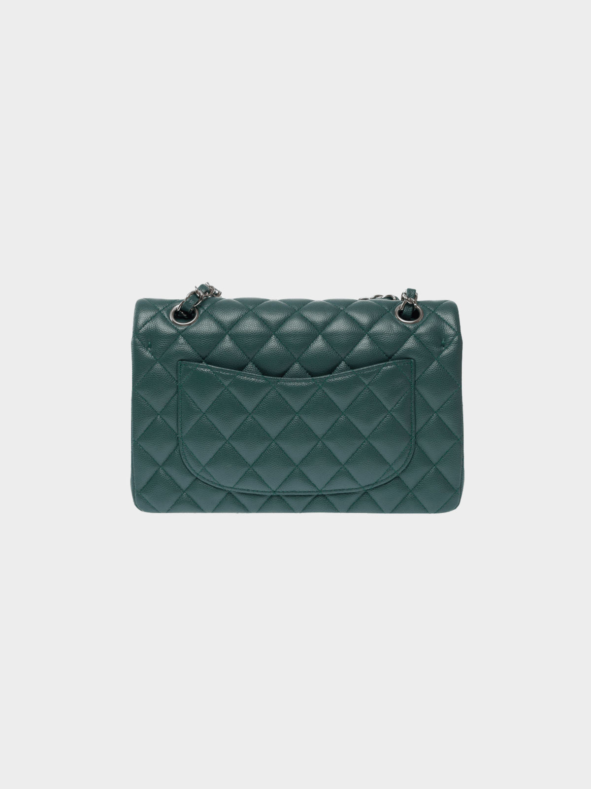 Chanel 2018 Dark Turquoise Classic Flap Bag