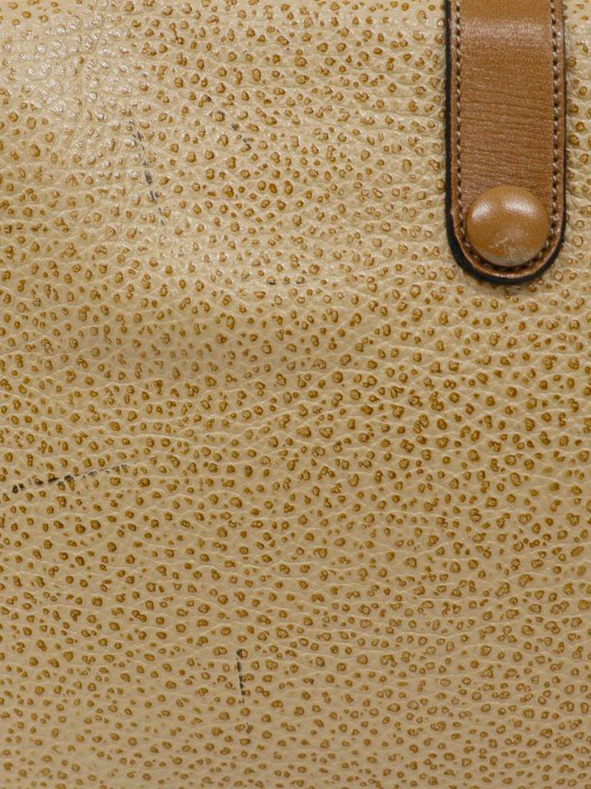 Christian Dior 2000s Beige Leather CD Shoulder Bag