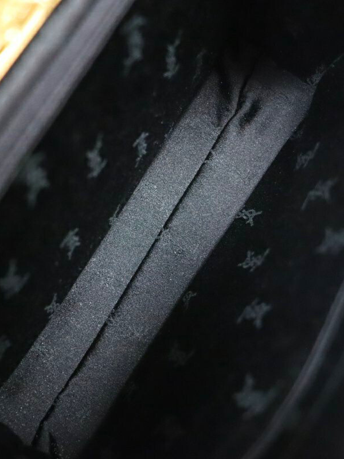 Yves Saint Laurent 2000s Black Logo Hardware Leather 2-Way Bag