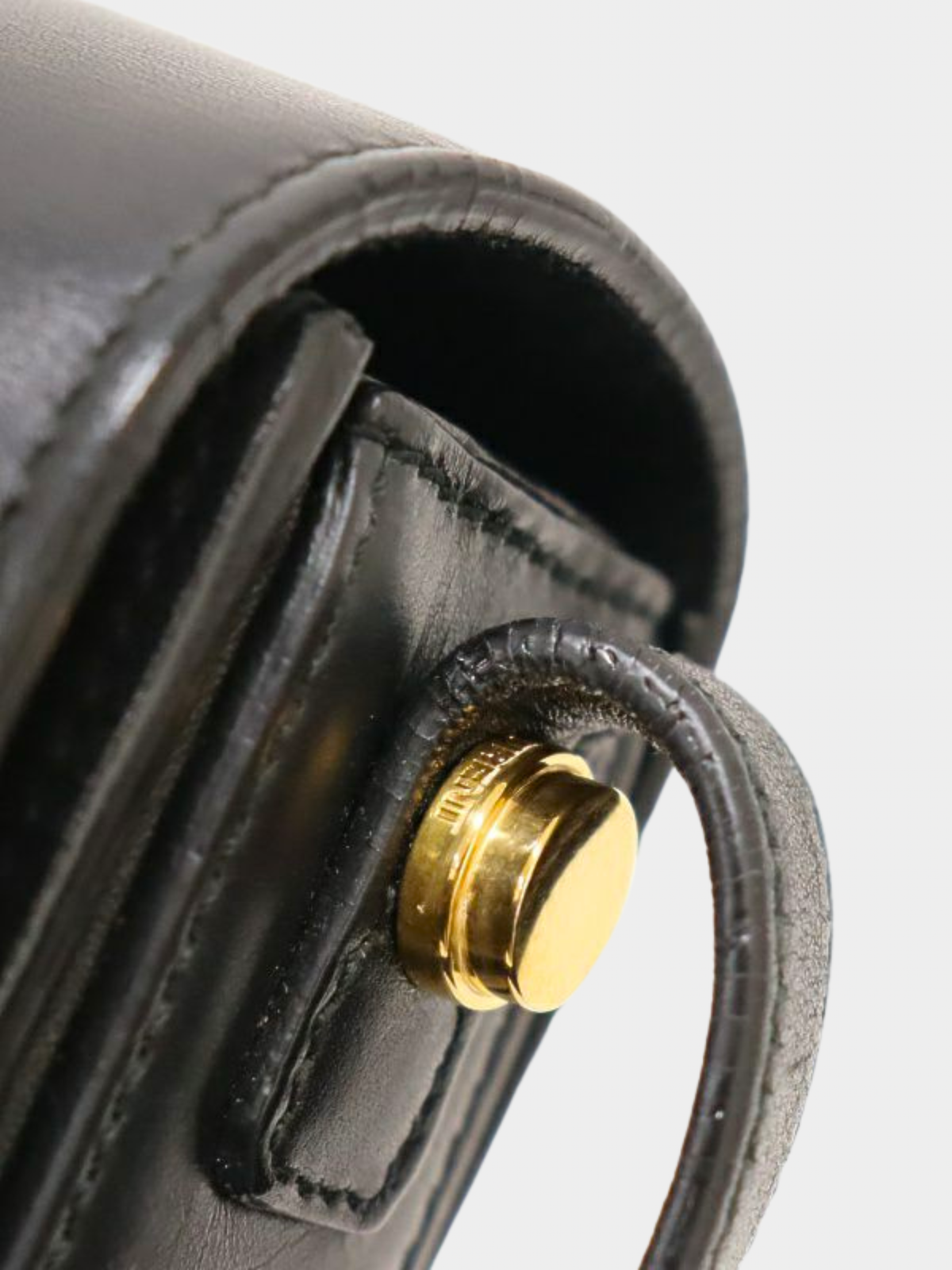 Yves Saint Laurent 2000s Black Loulou Leather Suede Shoulder Bag