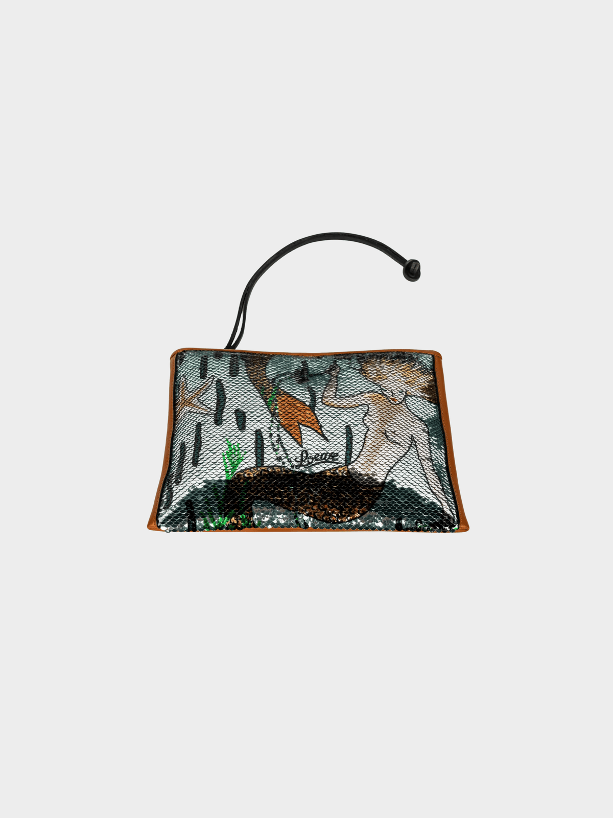 Loewe SS 2018 Paula's Ibiza Mermaid Fish Scale Clutch