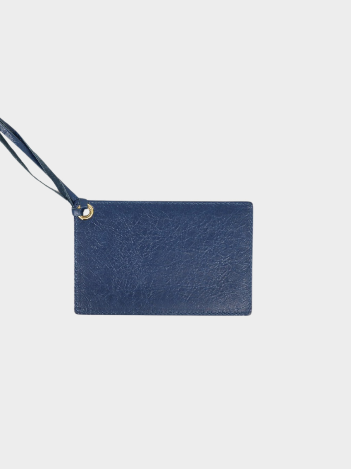 Balenciaga 2000s Blue Leather The City Bag