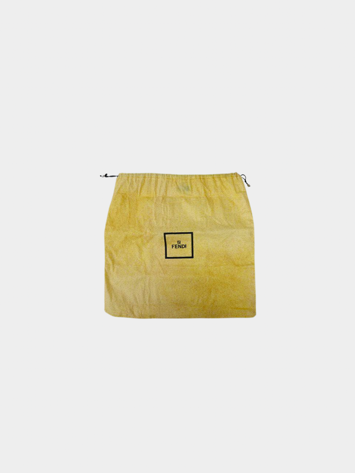 Fendi 2000s Black Beige Zucchino One-Shoulder Bag