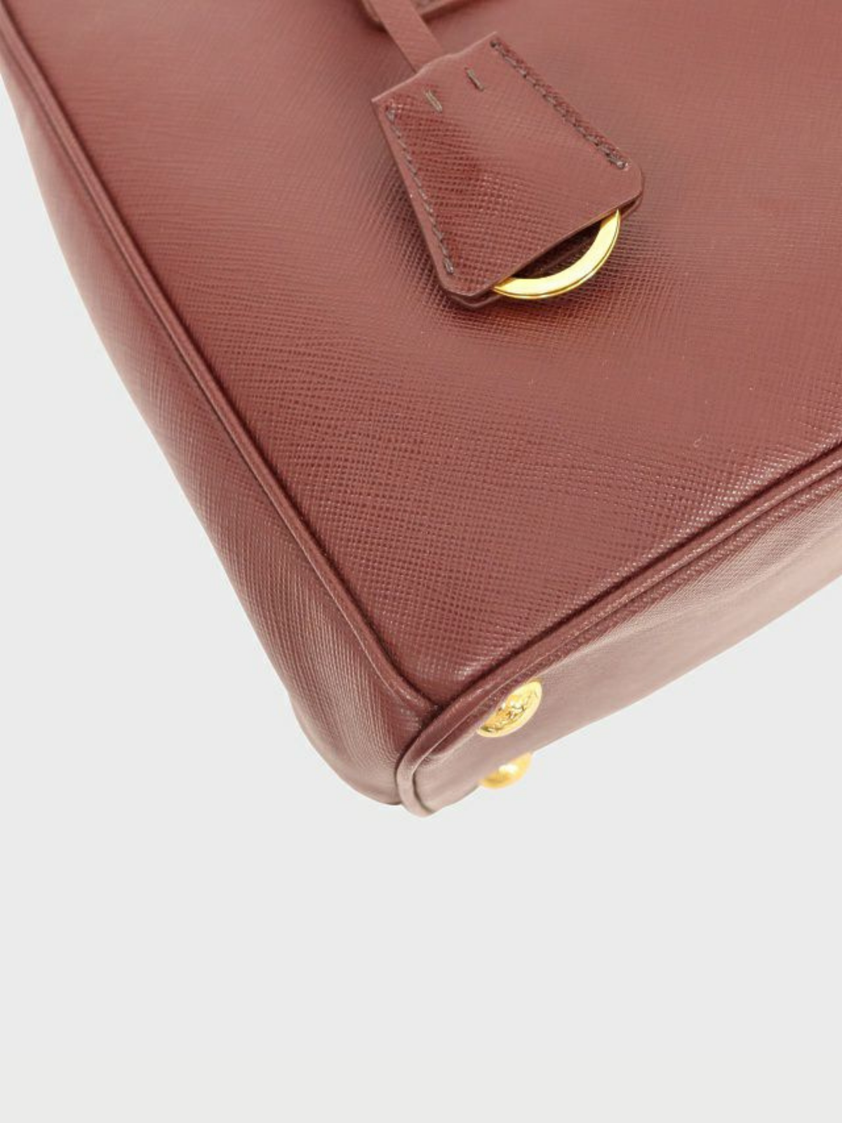 Prada 2000s Bordeaux Galleria Saffiano 2Way Bag