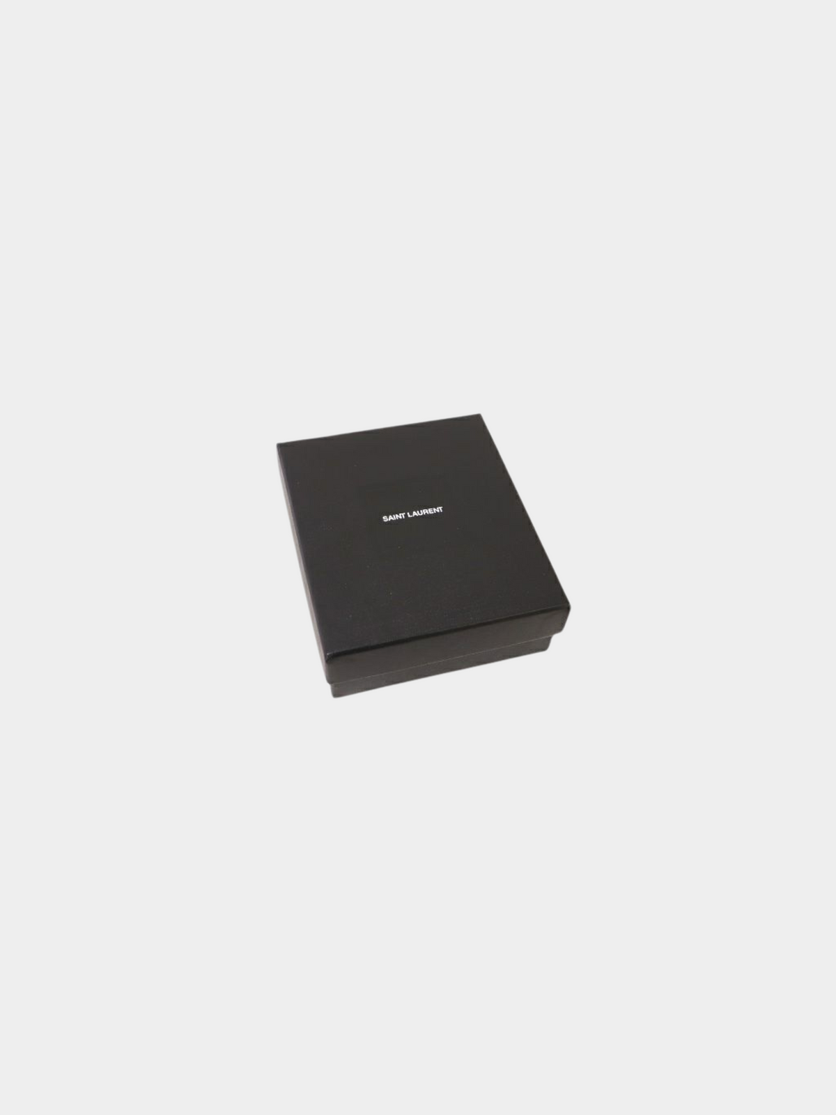 Yves Saint Laurent 2000s Black Cassandra Leather Card Case