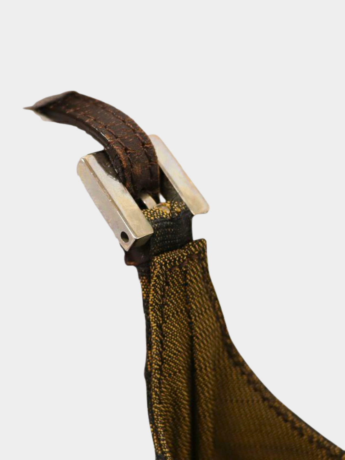 Fendi 2000s Brown Zucca Mini One-Shoulder Bag