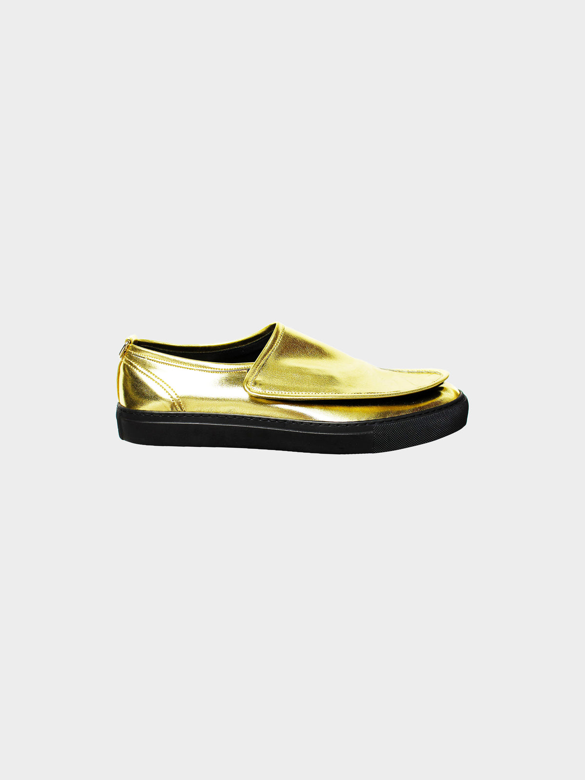 Comme des Garçons SS 2007 Metallic Gold Loafers