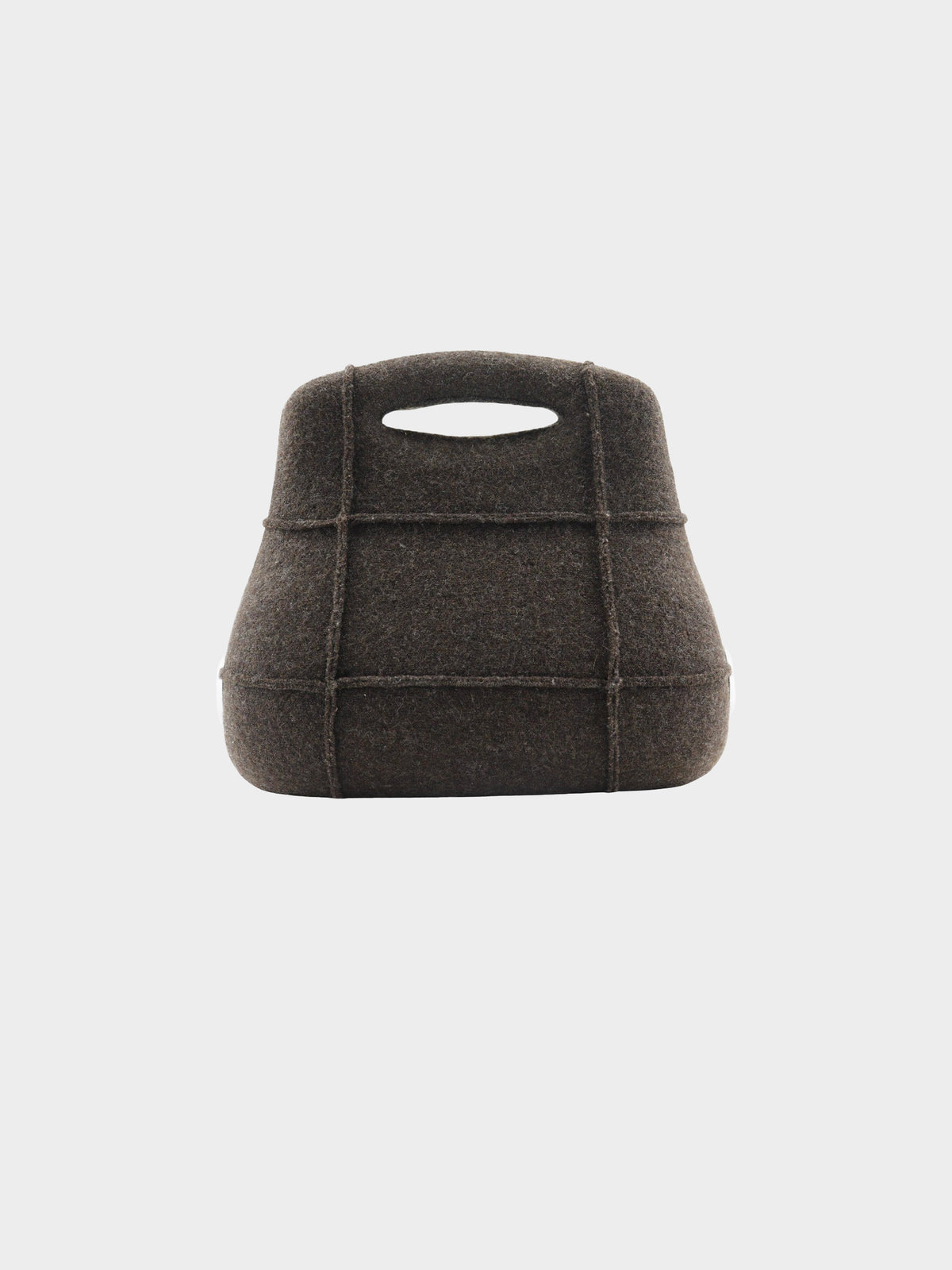 Chanel 2005 Brown Wool Quilted Millennium Bag