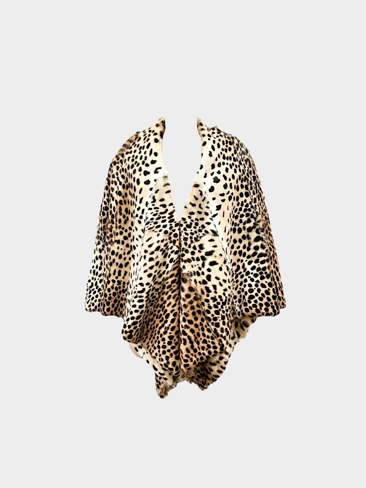 Alexander McQueen 2010 Leopard Print Fur Coat Jacket