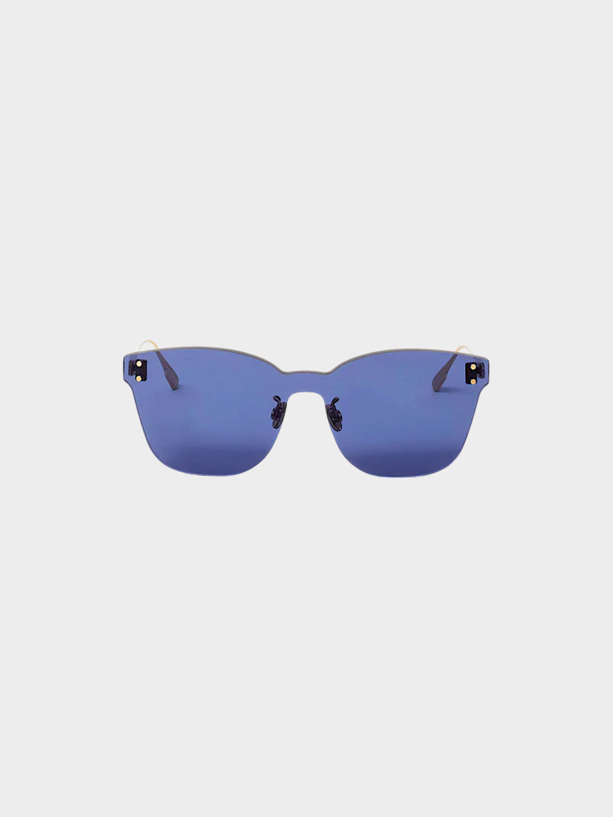 Christian Dior FW 2018 Blue Rimless Quake2 Sunglasses