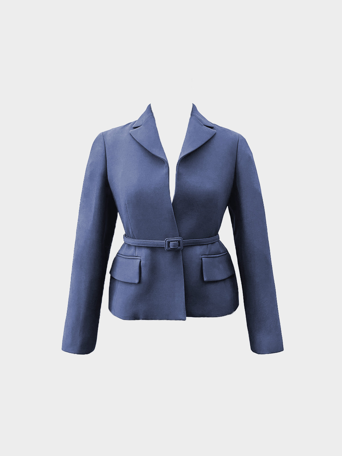 Christian Dior 2010s Black Wool Belted Blazer