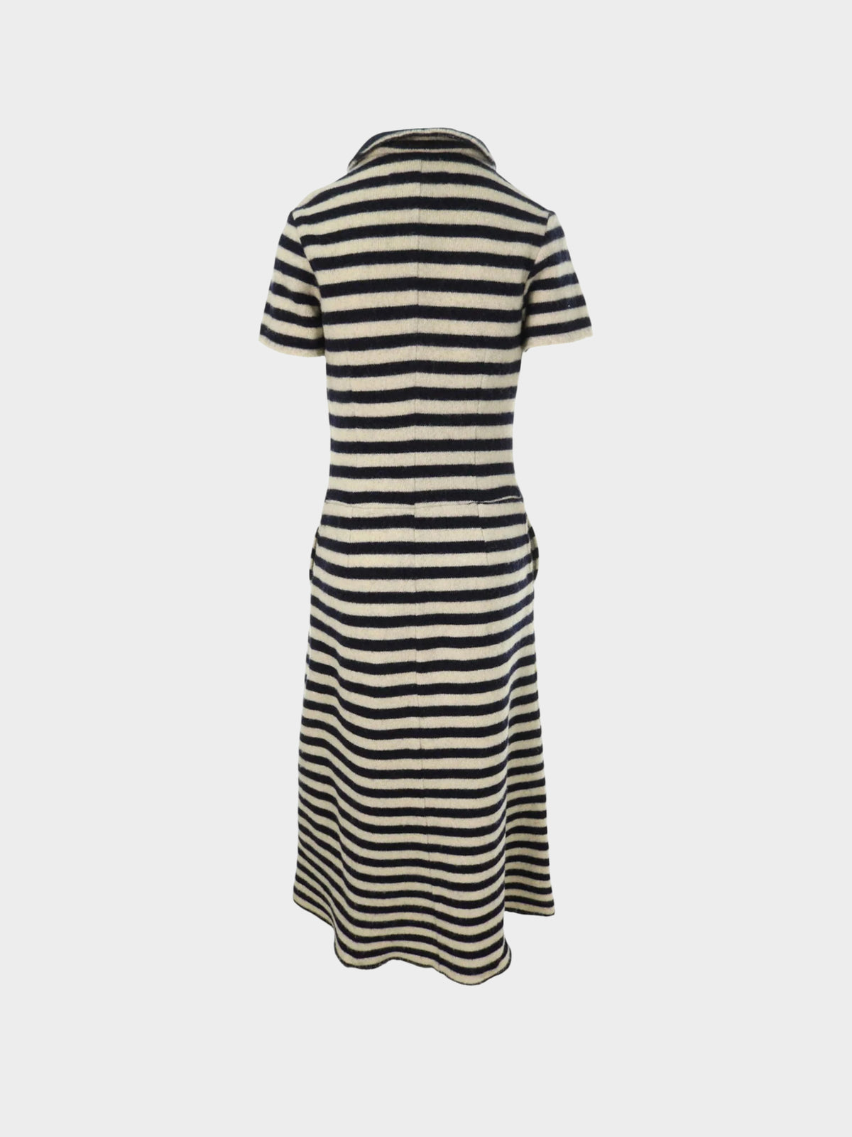 Junya Watanabe CDG AW 2003 Wool Striped Dress