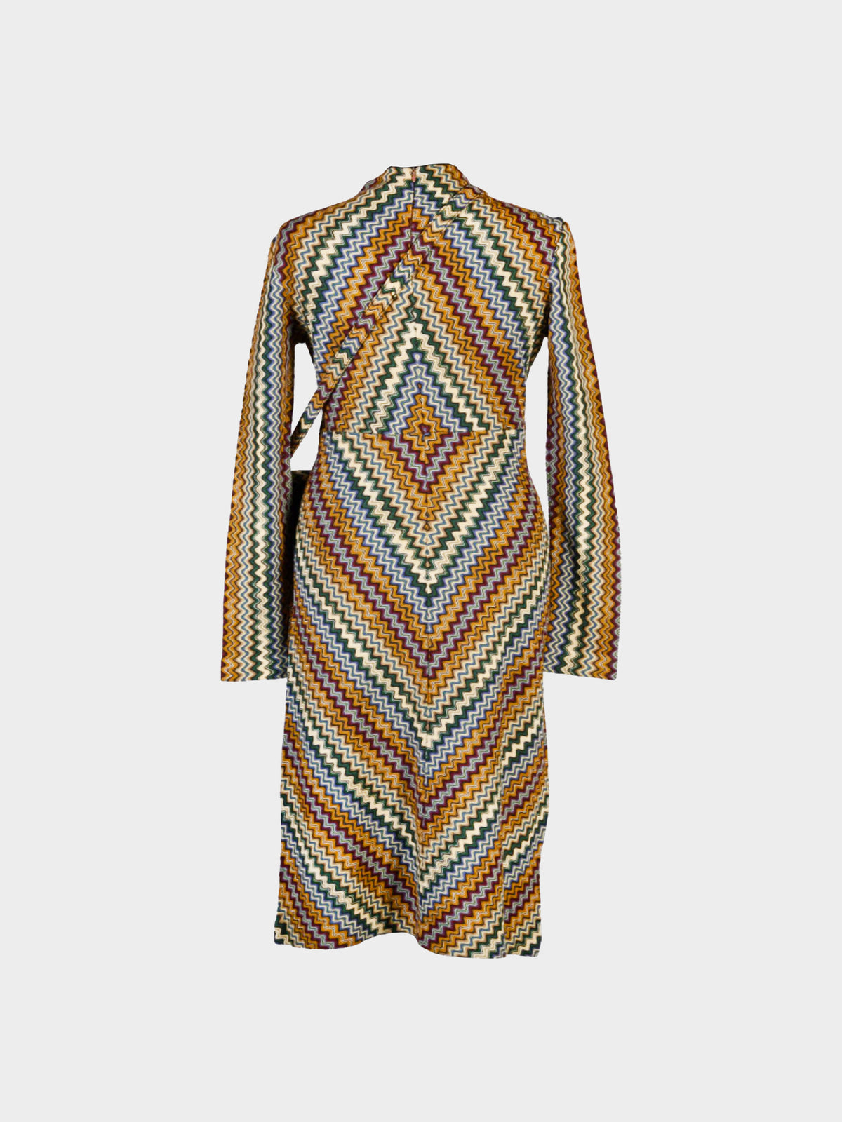 Missoni 2000s Wool Zig Zag Dress and Bag Set