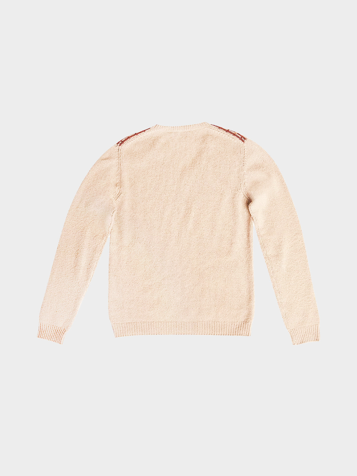 Prada FW 2005 Men's Beige Knitted Cashmere Sweater