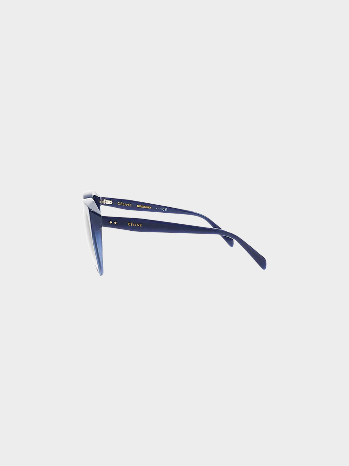 Celine 2020s Blue Round Oversized Sunglasses